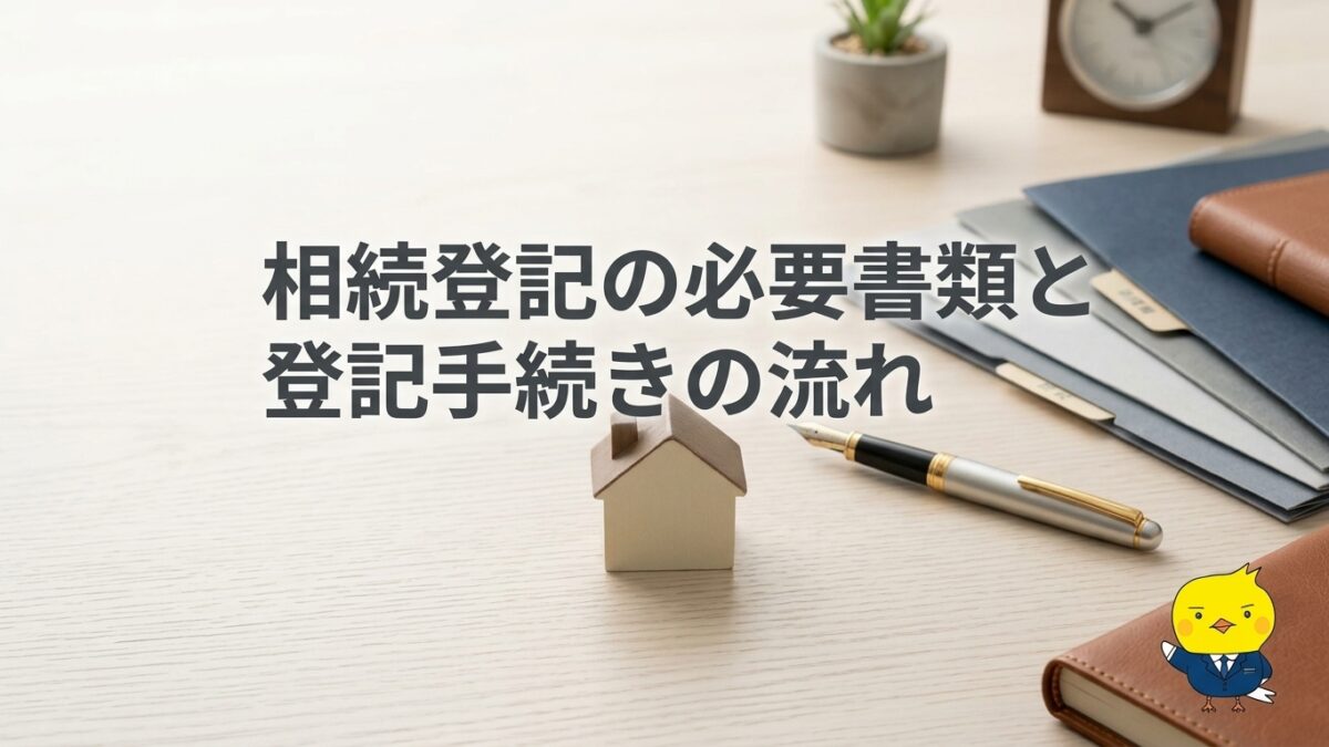 相続登記の必要書類と手続きの流れについて